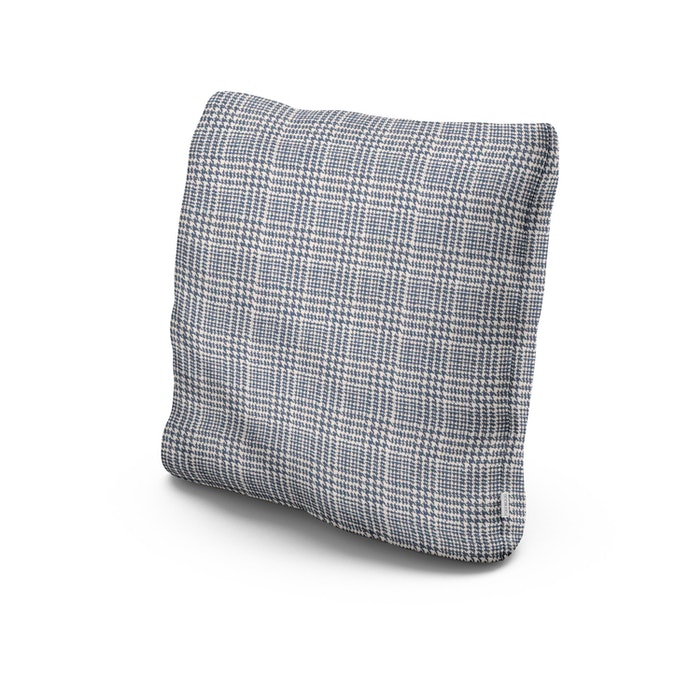 POLYWOOD 20" Outdoor Throw Pillow in Scottkins Houndstooth