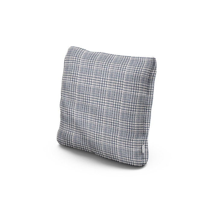 18" Outdoor Throw Pillow in Scottkins Houndstooth