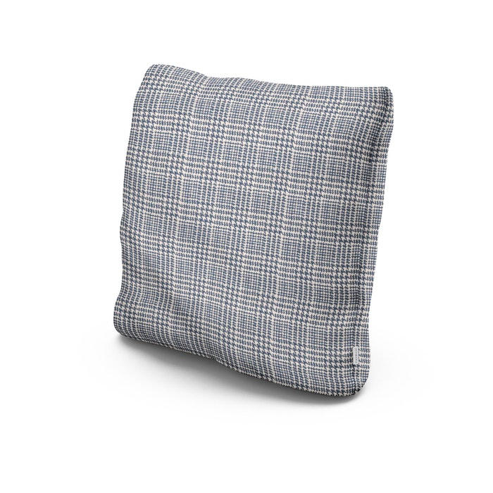 POLYWOOD 22" Outdoor Throw Pillow in Scottkins Houndstooth