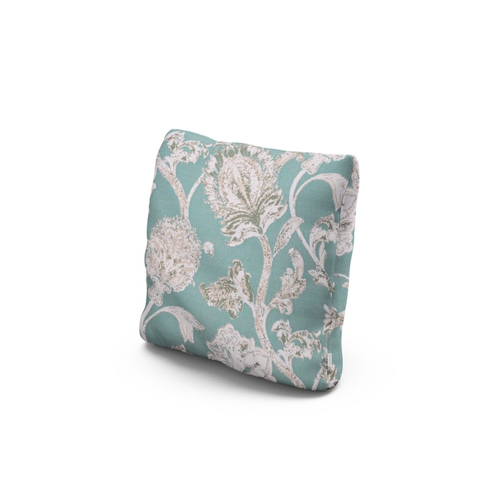 16" Outdoor Throw Pillow in Botanical Gardens Spearmint