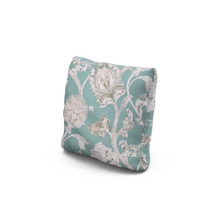 POLYWOOD 16" Outdoor Throw Pillow in Botanical Gardens Spearmint