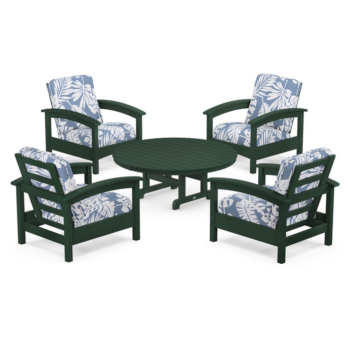 Trex Outdoor Furniture Rockport 5-Piece Deep Seating Set