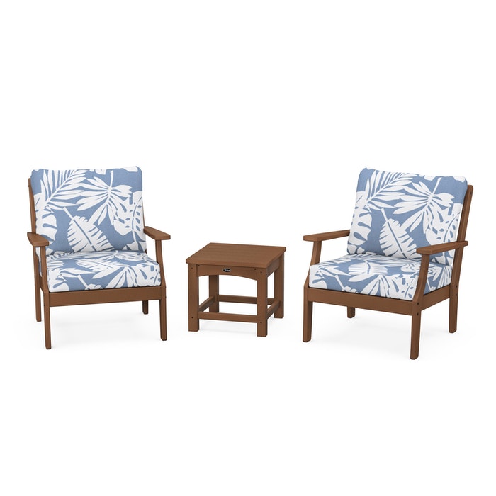 Trex Outdoor Furniture Yacht Club 3-Piece Deep Seating Set