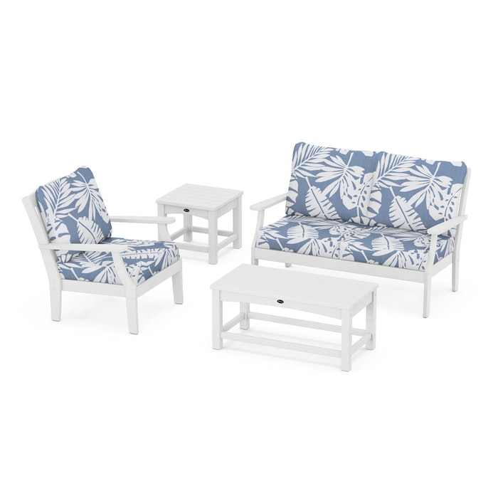 Trex Outdoor Furniture Yacht Club 4-Piece Deep Seating Set