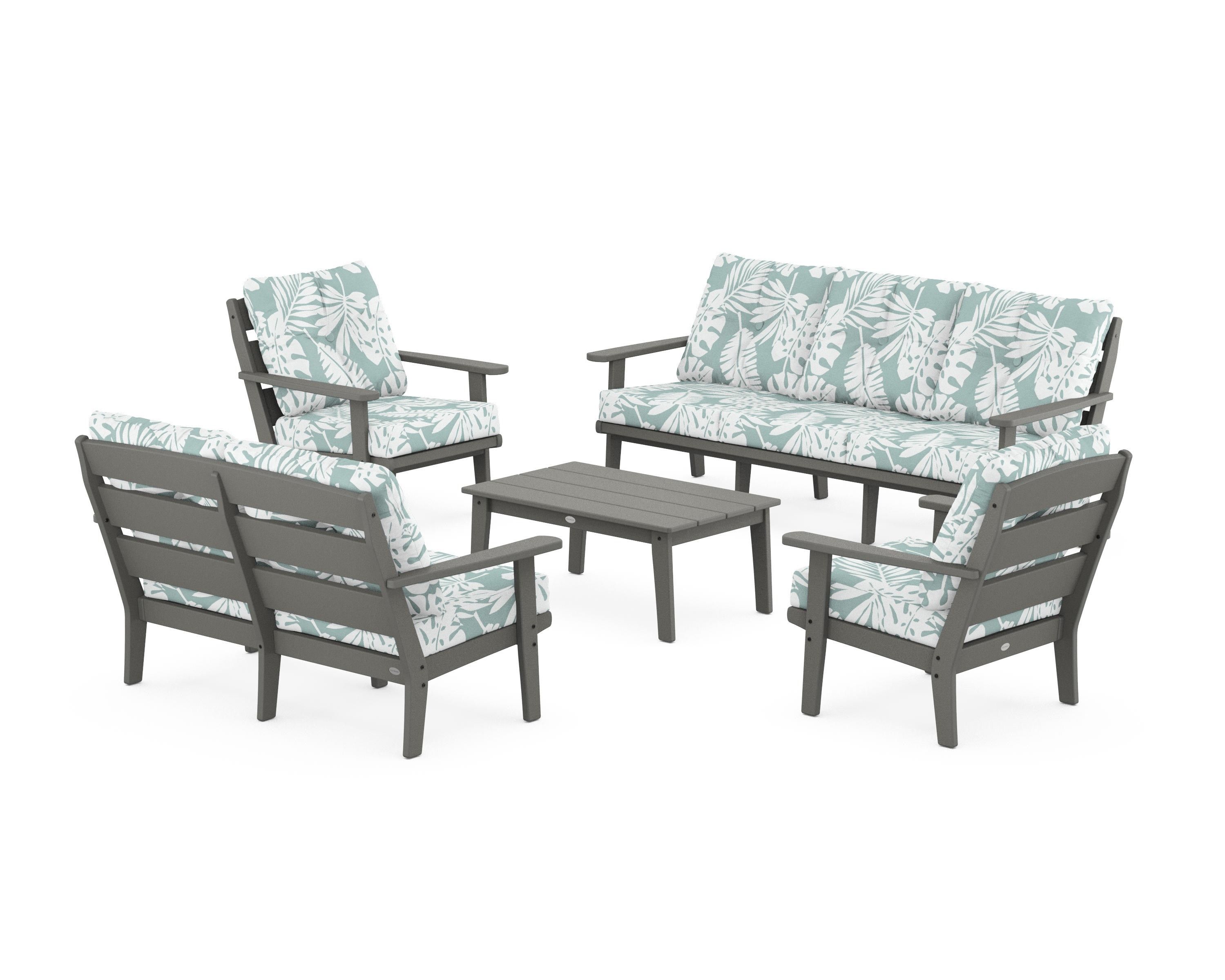 Lakewood 5 piece outlet cushioned seating set