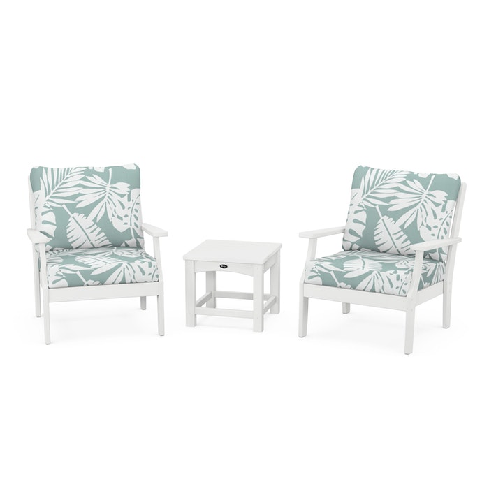 Trex Outdoor Furniture Yacht Club 3-Piece Deep Seating Set