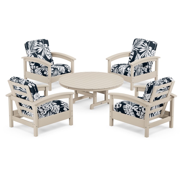 Trex Outdoor Furniture Rockport 5-Piece Deep Seating Set