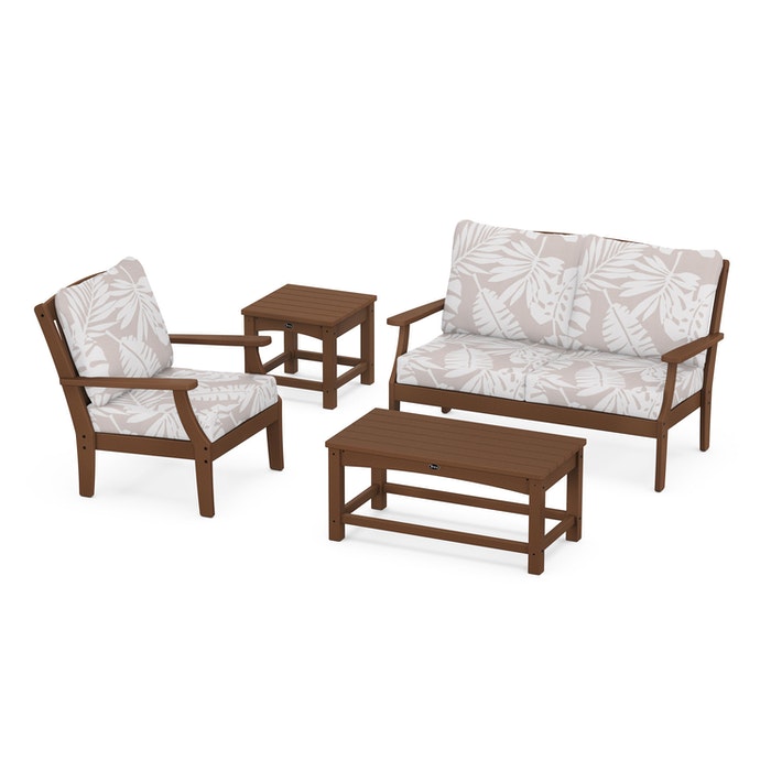 Trex Outdoor Furniture Yacht Club 4-Piece Deep Seating Set