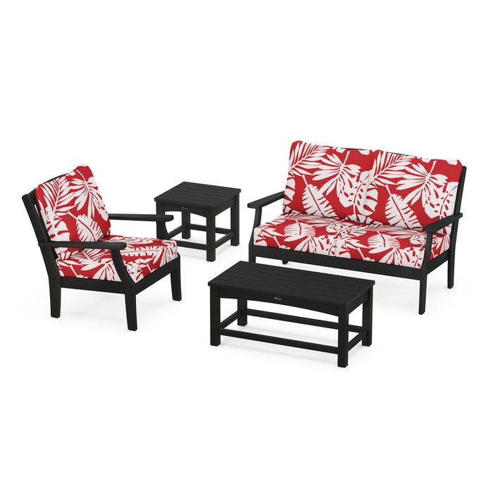 Trex Outdoor Furniture Yacht Club 4-Piece Deep Seating Set