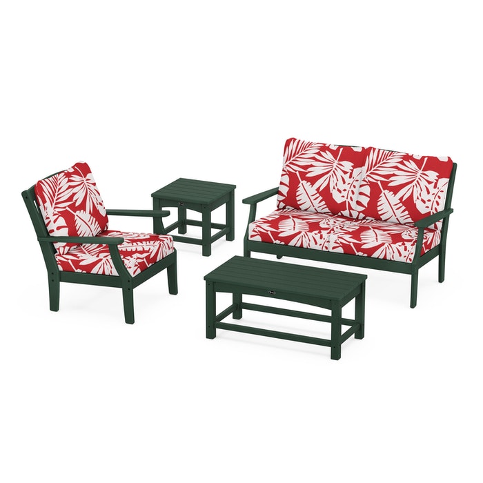 Trex Outdoor Furniture Yacht Club 4-Piece Deep Seating Set