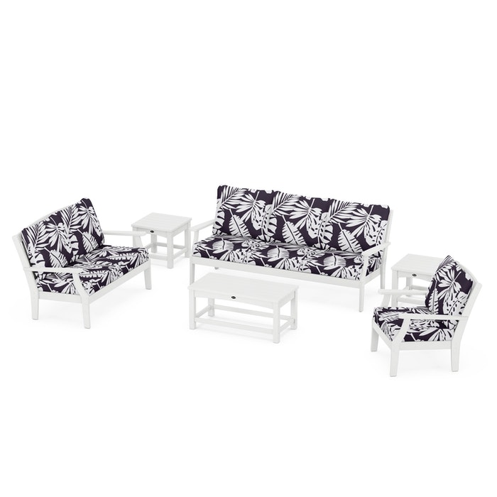 Trex Outdoor Furniture Yacht Club 6-Piece Deep Seating Set