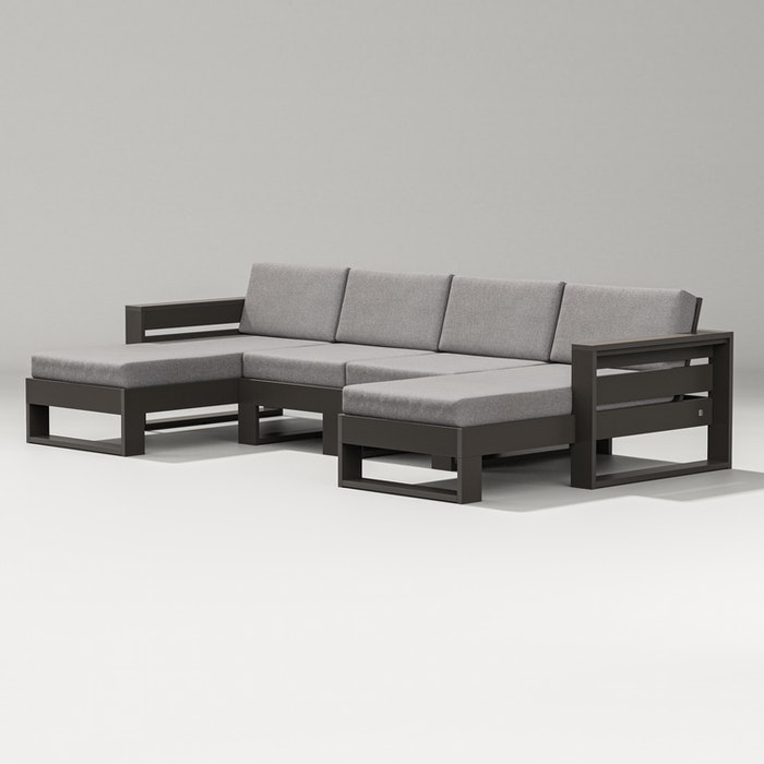POLYWOOD Latitude Double Chaise Sectional