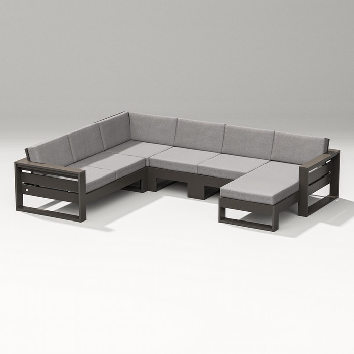 POLYWOOD Latitude Corner Sectional with Right Chaise