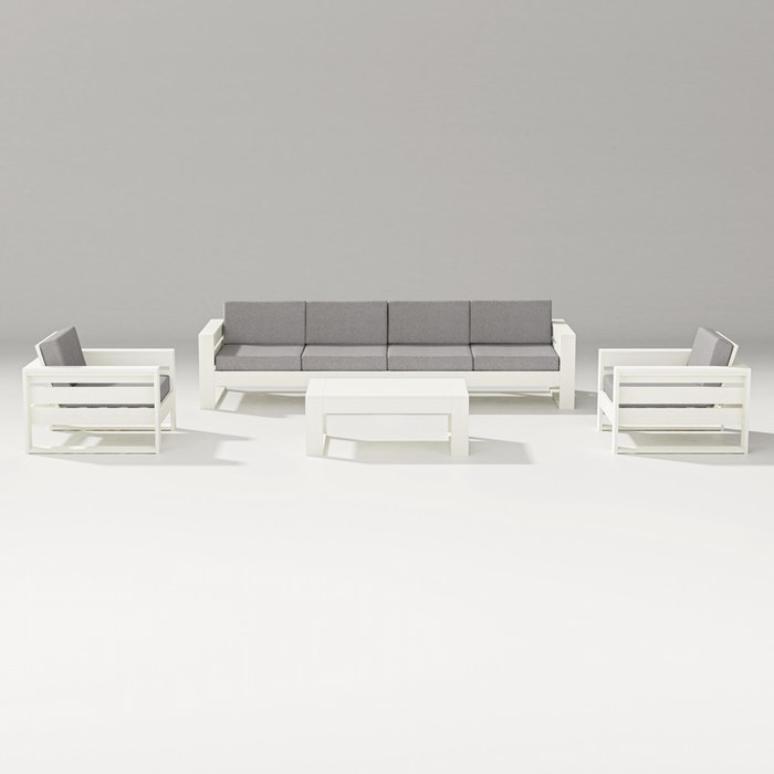 POLYWOOD Latitude 5-Piece Lounge Sofa Set