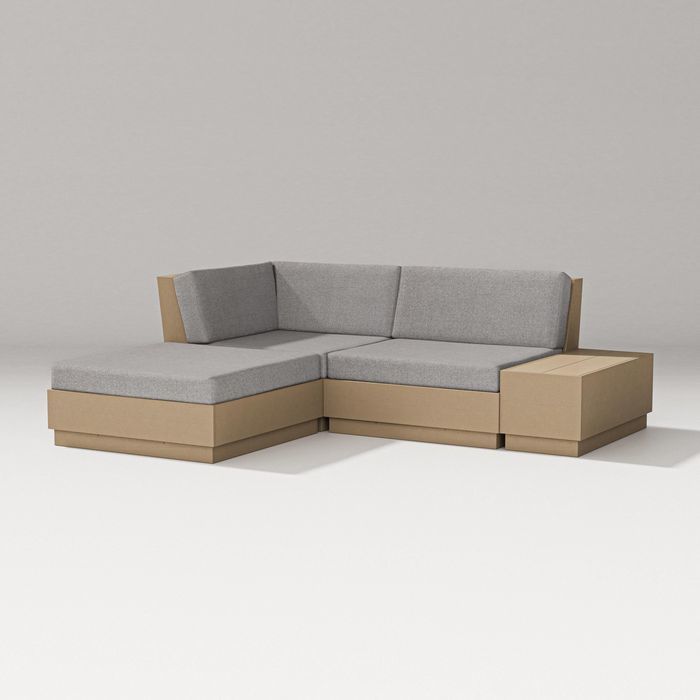 POLYWOOD Elevate Loveseat Sectional with Chaise