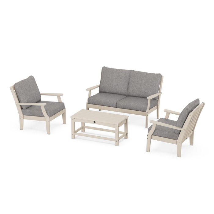 Trex Outdoor Furniture Yacht Club 4-Piece Deep Seating Chair Set