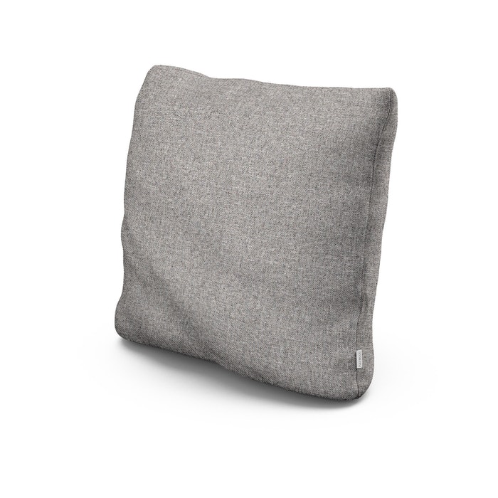 POLYWOOD 20" Outdoor Throw Pillow in Grey Mist