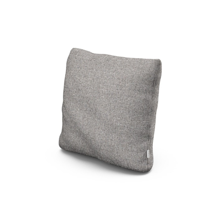 POLYWOOD 18" Outdoor Throw Pillow in Grey Mist