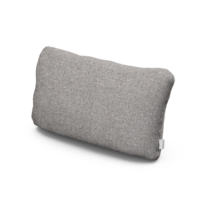 POLYWOOD Outdoor Lumbar Pillow in Grey Mist