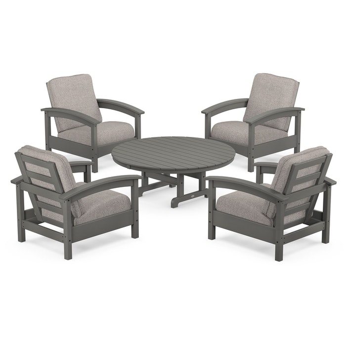 Trex Outdoor Furniture Rockport 5-Piece Deep Seating Set