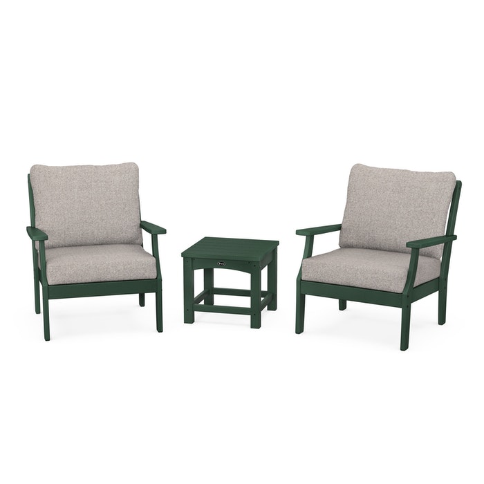 Trex Outdoor Furniture Yacht Club 3-Piece Deep Seating Set
