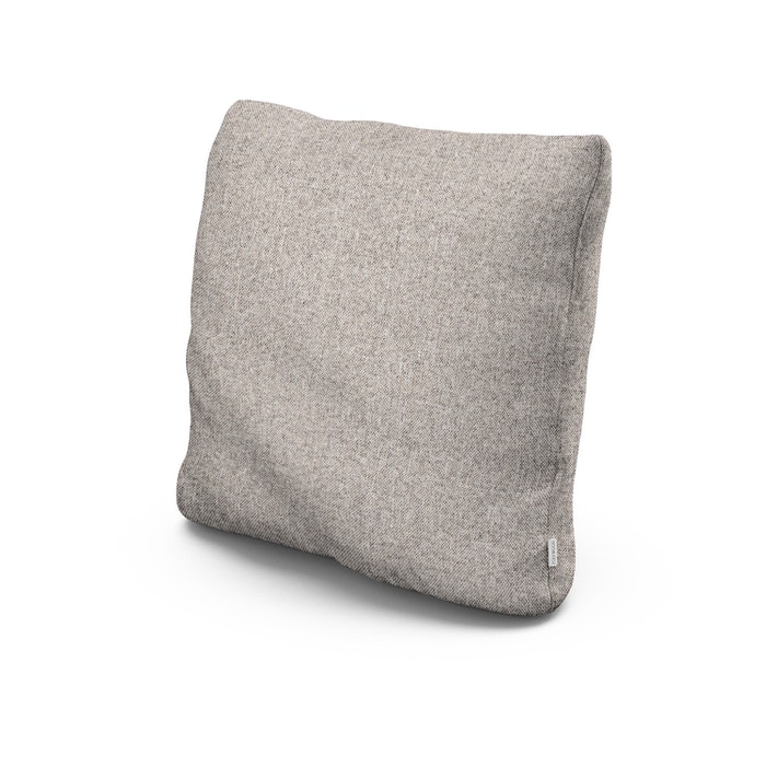 POLYWOOD 20" Outdoor Throw Pillow in Weathered Tweed