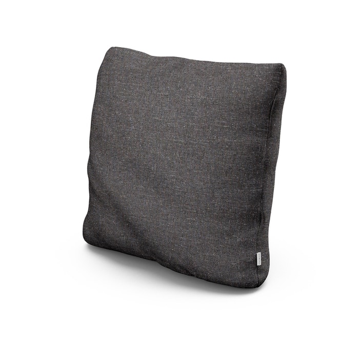 POLYWOOD 20" Outdoor Throw Pillow in Ash Charcoal