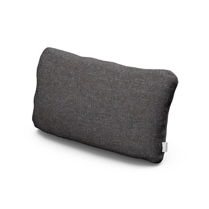 POLYWOOD Outdoor Lumbar Pillow in Ash Charcoal