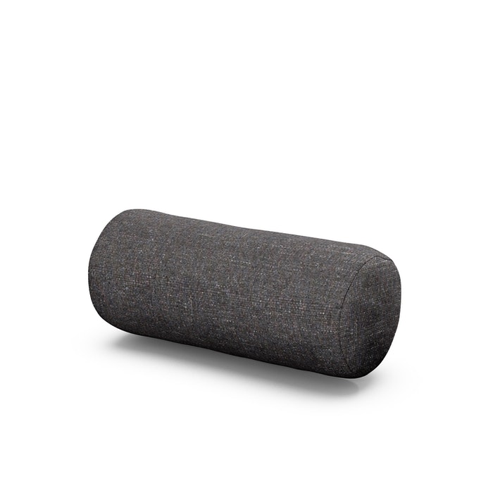 Outdoor Bolster Pillow in Ash Charcoal
