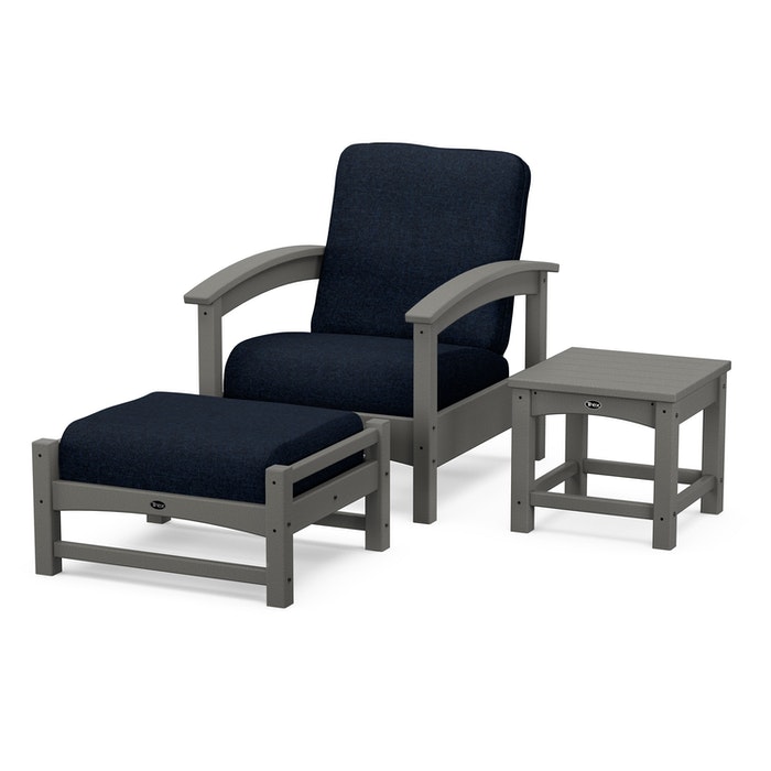 Trex Outdoor Furniture Rockport 3-Piece Deep Seating Set