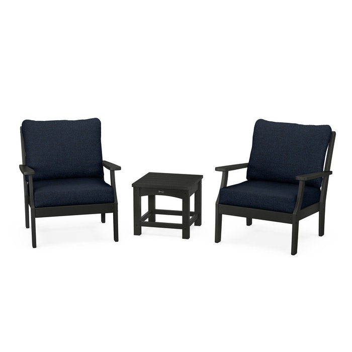 Trex Outdoor Furniture Yacht Club 3-Piece Deep Seating Set