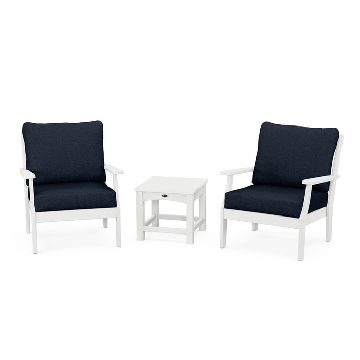Trex Outdoor Furniture Yacht Club 3-Piece Deep Seating Set