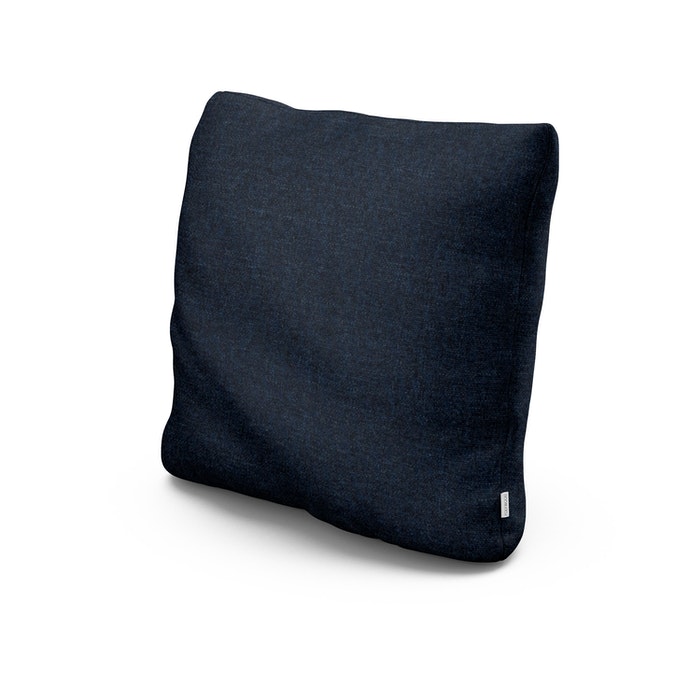 POLYWOOD 20" Outdoor Throw Pillow in Marine Indigo