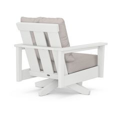 Prescott Deep Seating Swivel Chair - Back Image