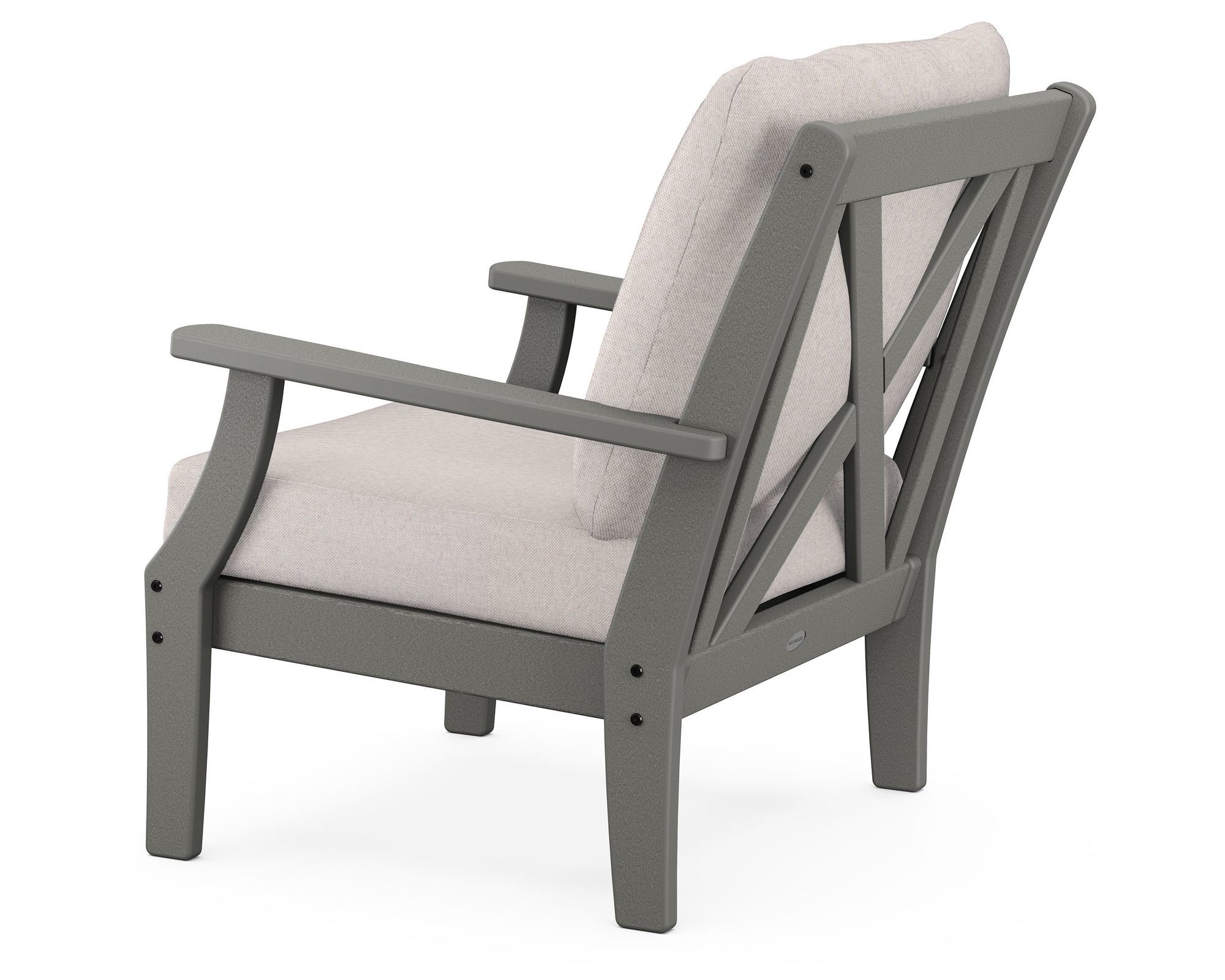 Haven Way 26-in x 23-in 2-Piece Charcoal Deep Seat Patio Chair