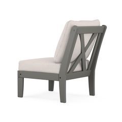 Braxton Modular Armless Chair - Back Image