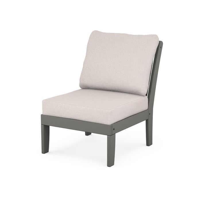 POLYWOOD Braxton Modular Armless Chair