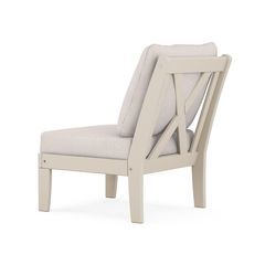 Braxton Modular Armless Chair - Back Image
