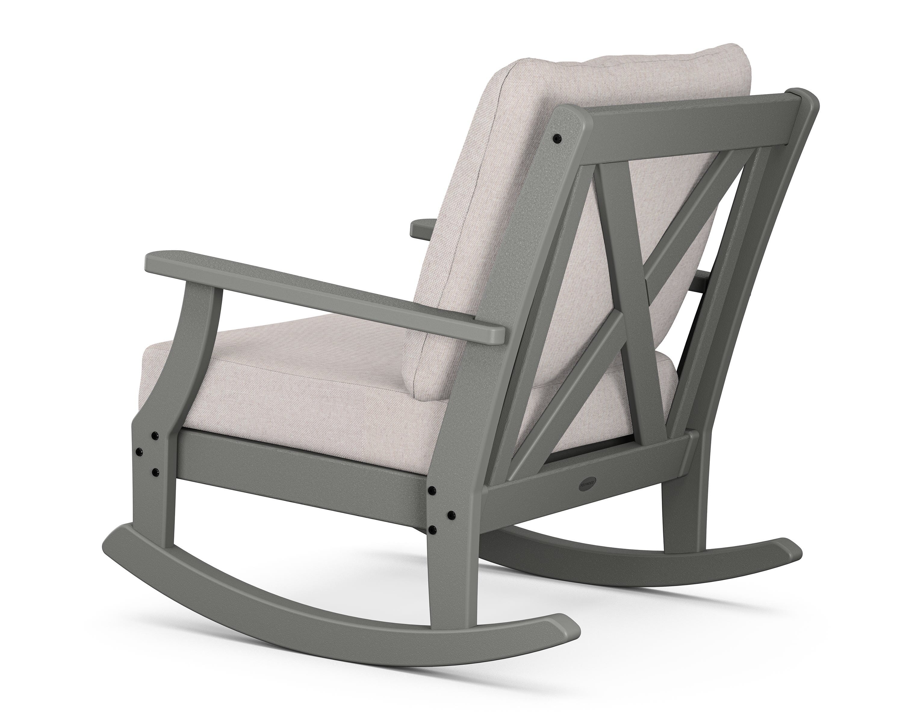 Braxton Deep Seating Rocking Chair back view