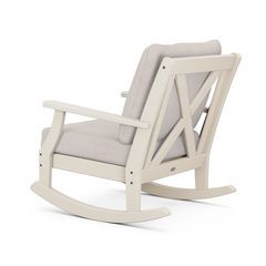 Braxton Deep Seating Rocking Chair - Back Image