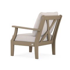 Braxton Modular Right Arm Chair in Vintage Finish - Back Image