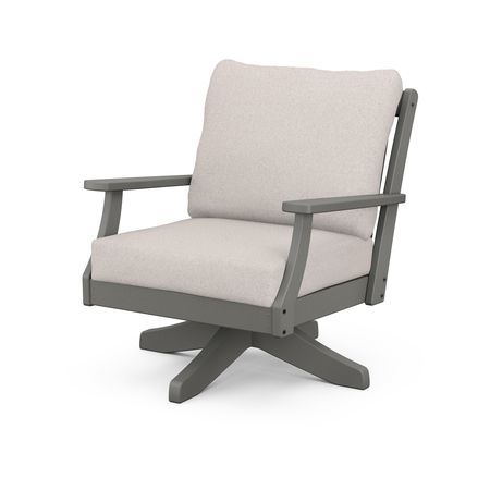 POLYWOOD Braxton Deep Seating Swivel Chair
