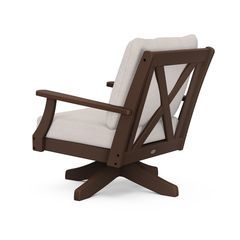 Braxton Deep Seating Swivel Chair - Back Image