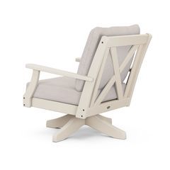 Braxton Deep Seating Swivel Chair - Back Image