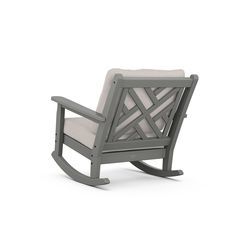 Chippendale Deep Seating Rocking Chair - Back Image