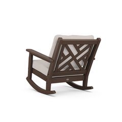 Chippendale Deep Seating Rocking Chair - Back Image