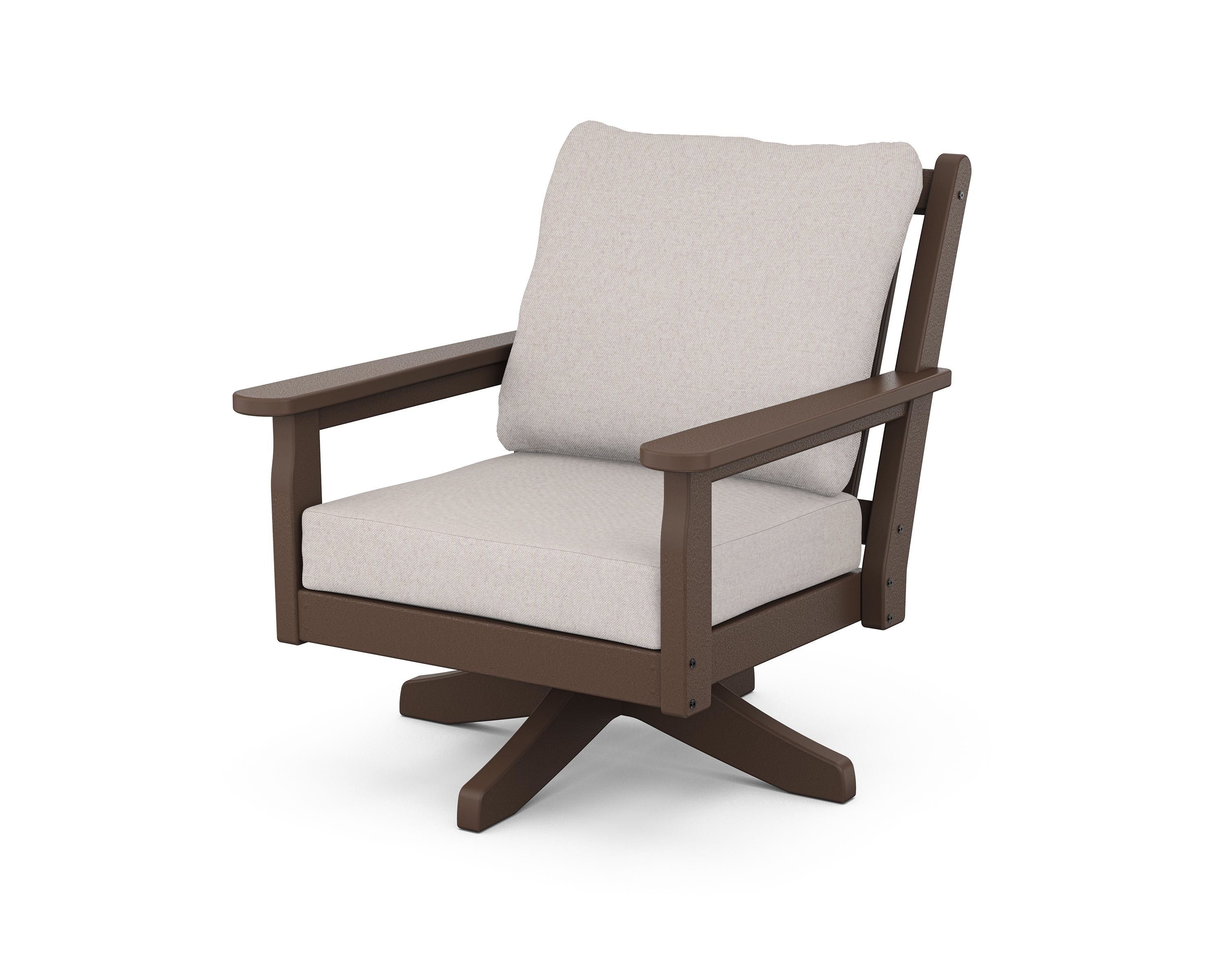 POLYWOOD Chippendale Deep Seating Swivel Chair
