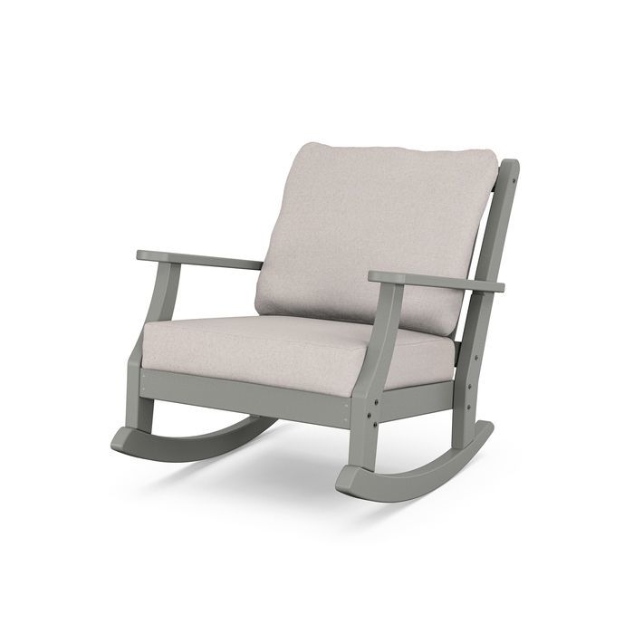 POLYWOOD Wovendale Deep Seating Rocking Chair