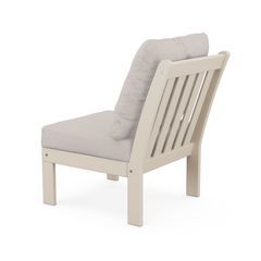 Vineyard Modular Armless Chair - Back Image