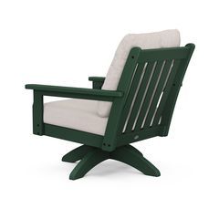 Vineyard Deep Seating Swivel Chair - Back Image